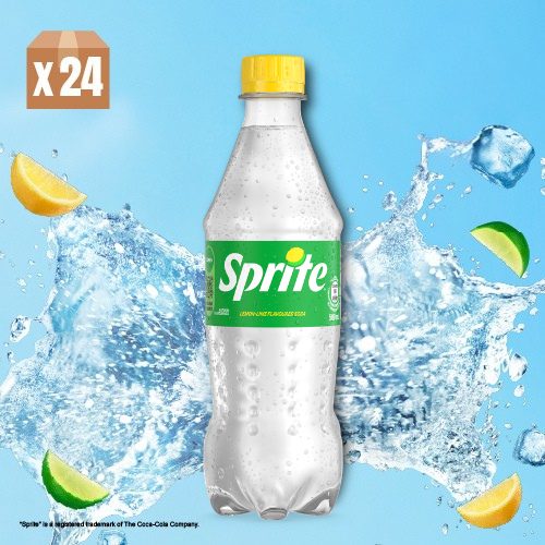 Sprite Lemon-Lime Flavoured Soda 500ml PET 24P (Random delivery of old and new packings)