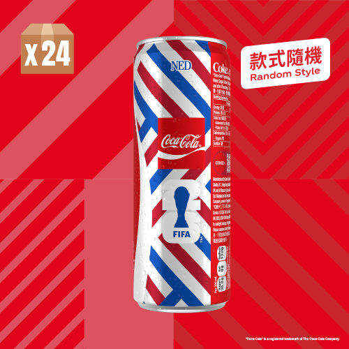 「可口可樂」汽水330毫升 高罐裝 24罐裝 (新舊包裝隨機發送)