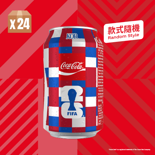 Coca-Cola 330ml CAN 24P (Random delivery of old and new packings)