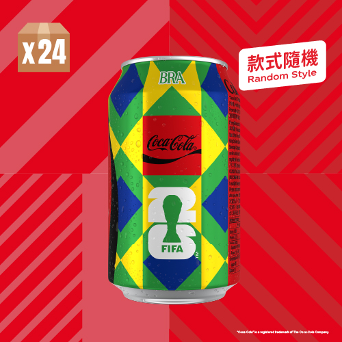 Coca-Cola No Sugar 330ml CAN 24P (Random delivery of old and new packings)