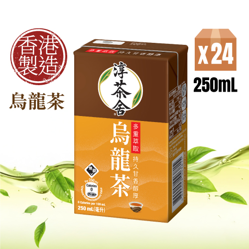 Authentic Tea House Oolong Tea Beverage (no sugar) 250ml Paper Pack 6P x 4